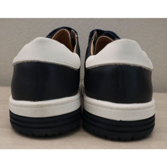 Perroquet SZYVSS2411 Boys Sz 38 US 5.5-6 Navy Blue Leather Rugged Sneakers Shoes - Picture 3 of 11